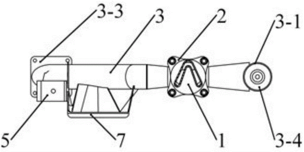 Light-weight assembly-type automobile twist beam suspension