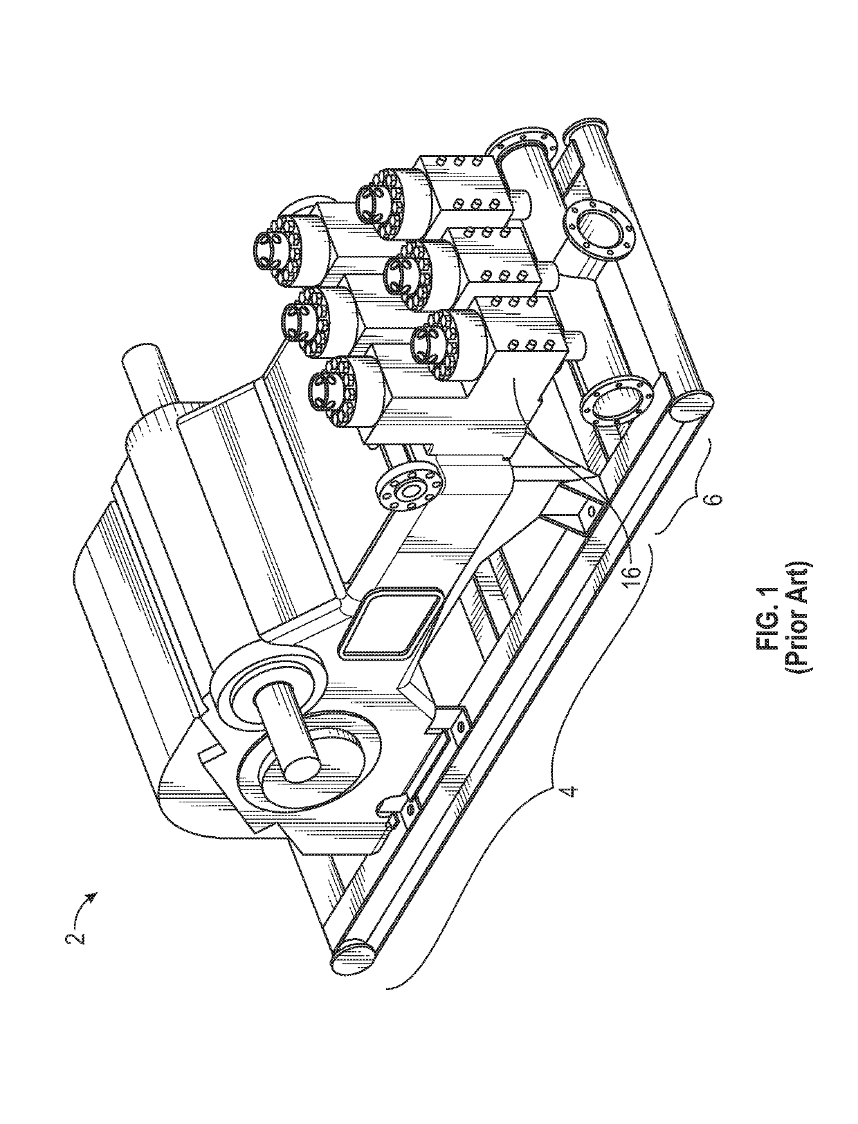 Cylinder liner retainer system with torque multiplier and method