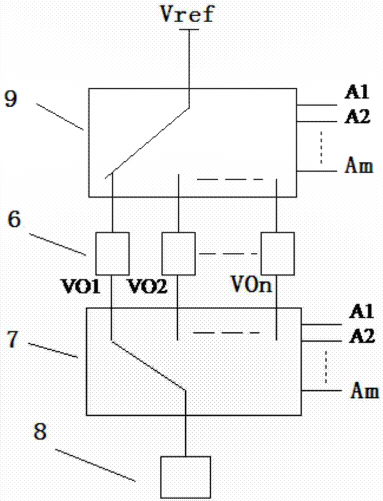 Time-sharing power supply and data acquisition system for photoconductive infrared detector array