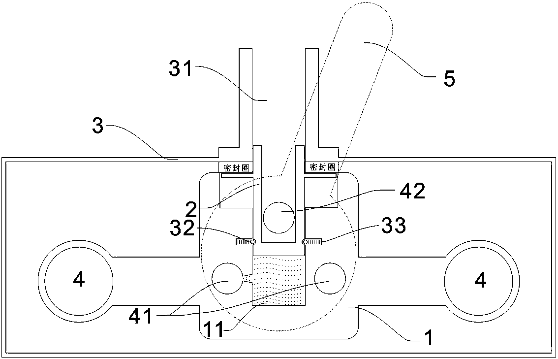 A kind of assembly method of faucet with positioning bead