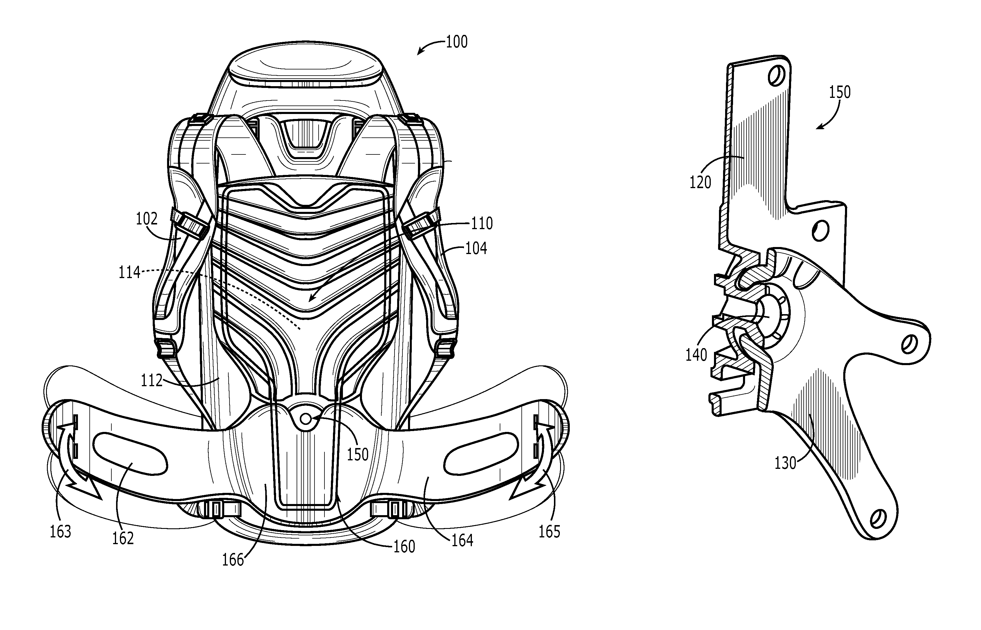 Carrying device waist belt system