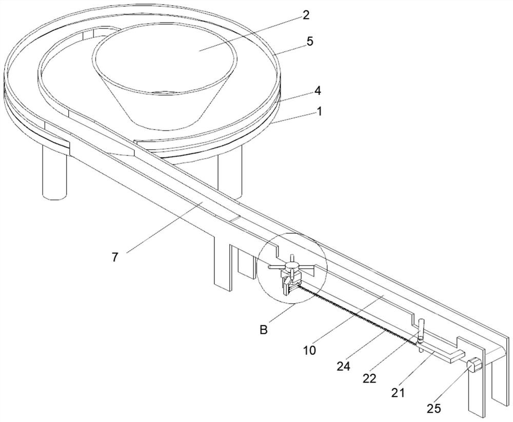 Feeding device for bearing outer ring machining