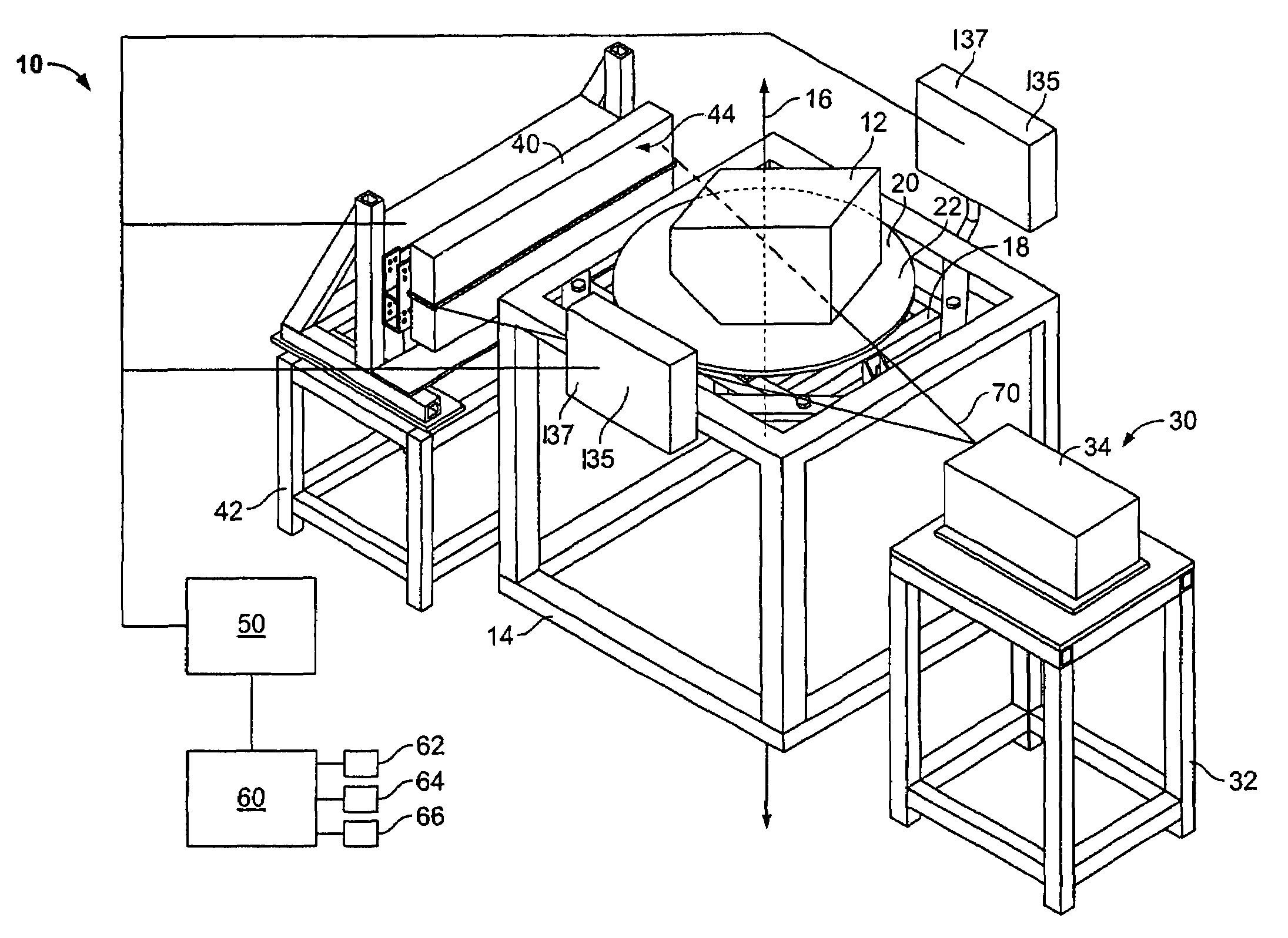 Computed tomography cargo inspection system and method