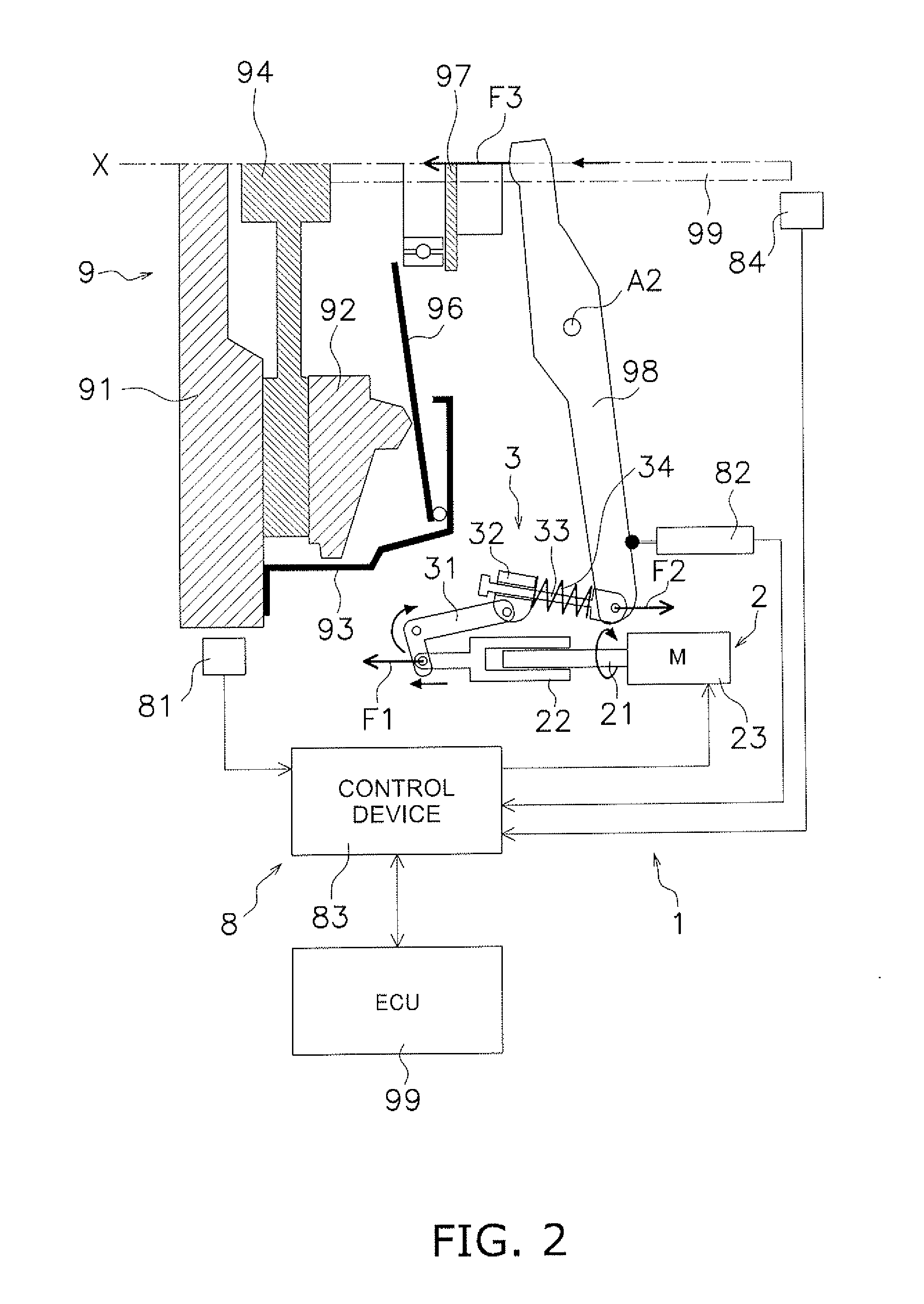 Clutch operating device