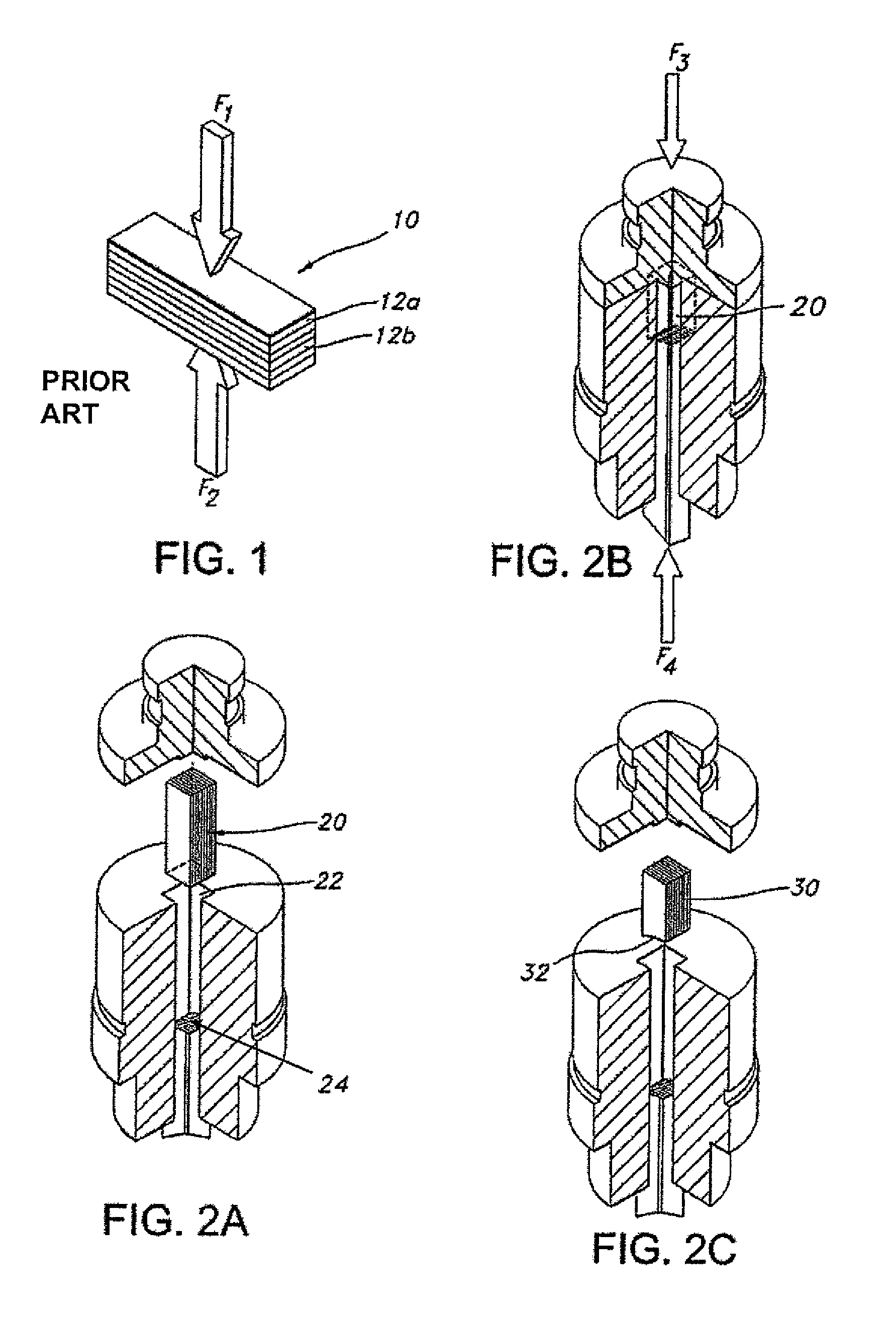 Grain orientation control through hot pressing techniques