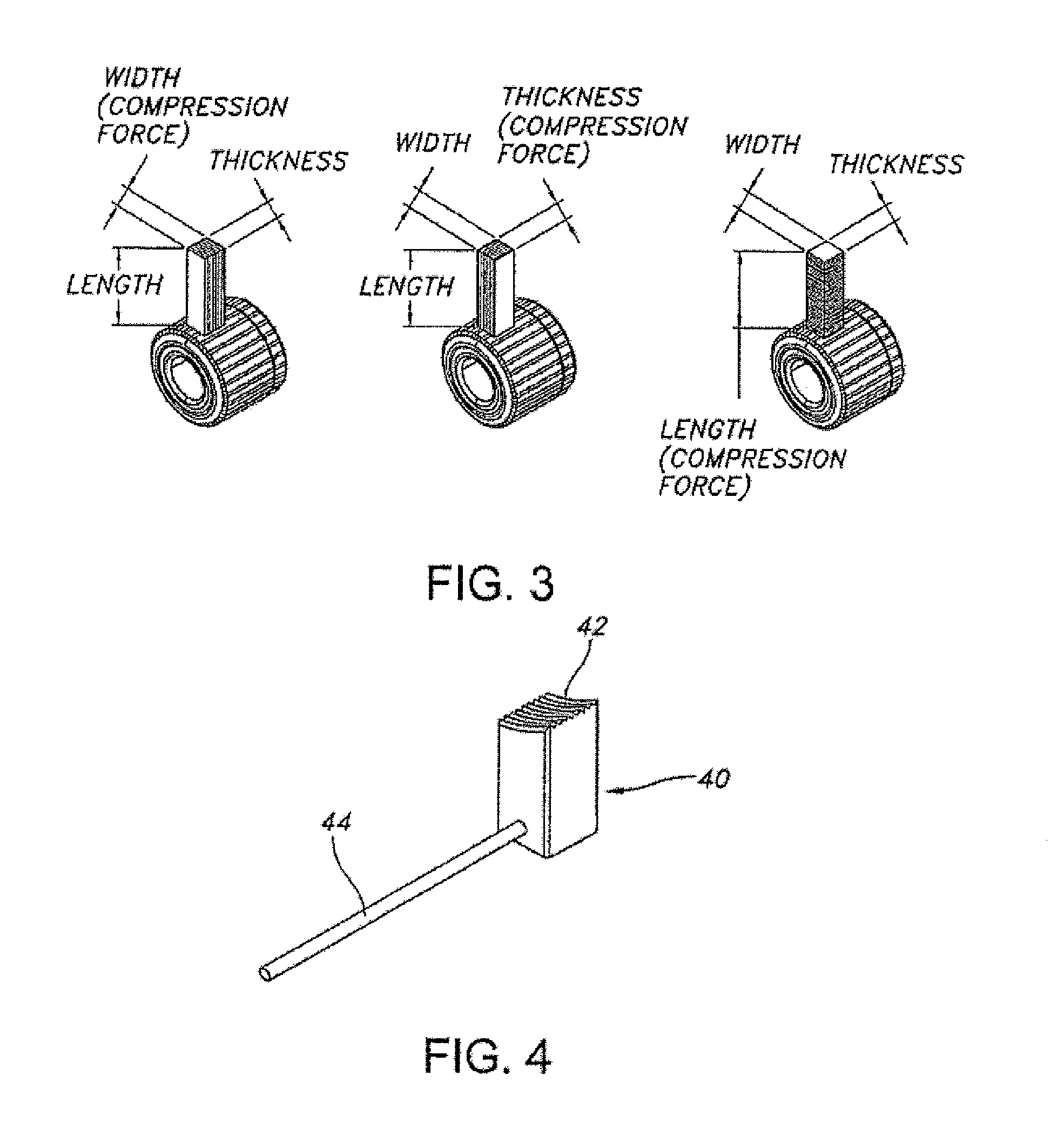 Grain orientation control through hot pressing techniques