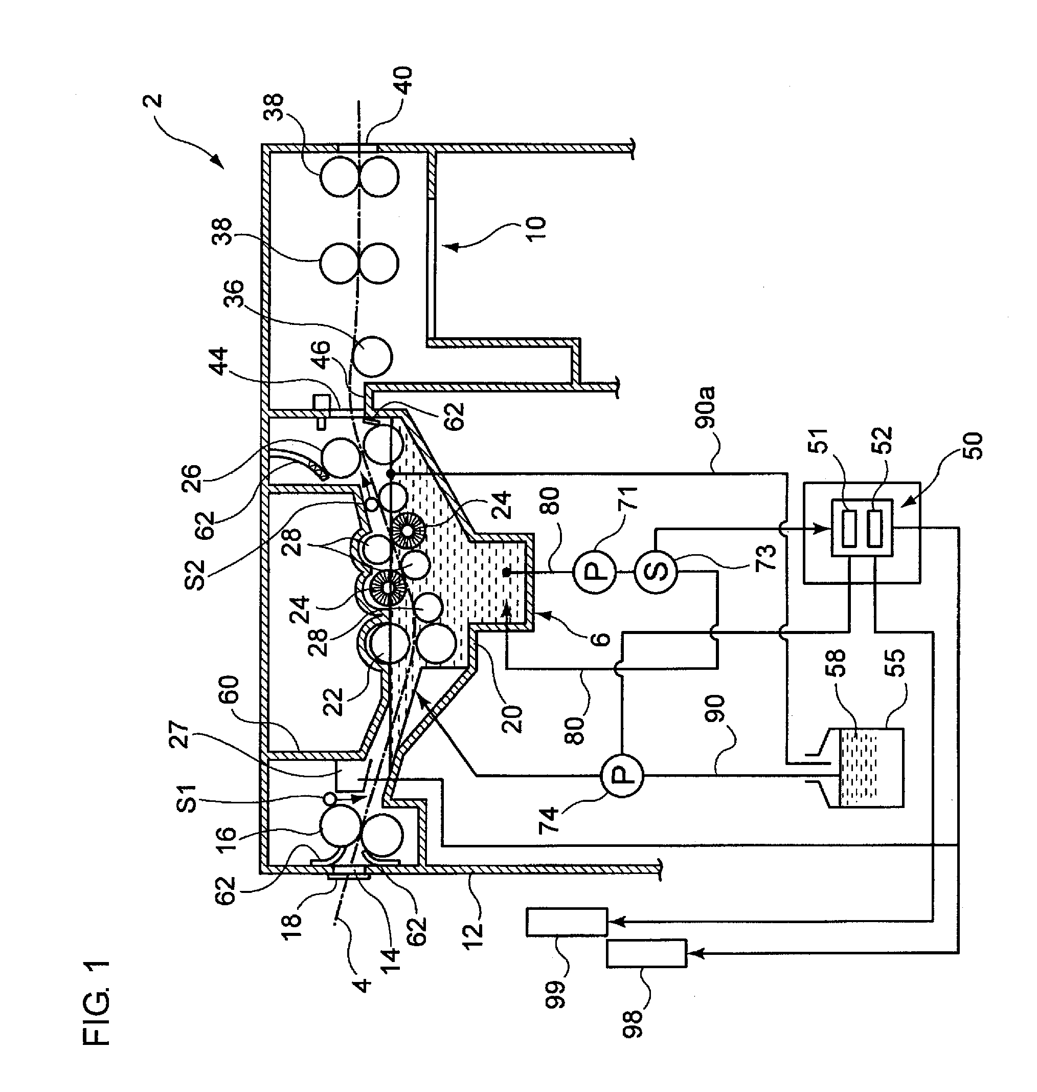 Immersion type automatic developing apparatus for lithographic printing plate and automatic developing method