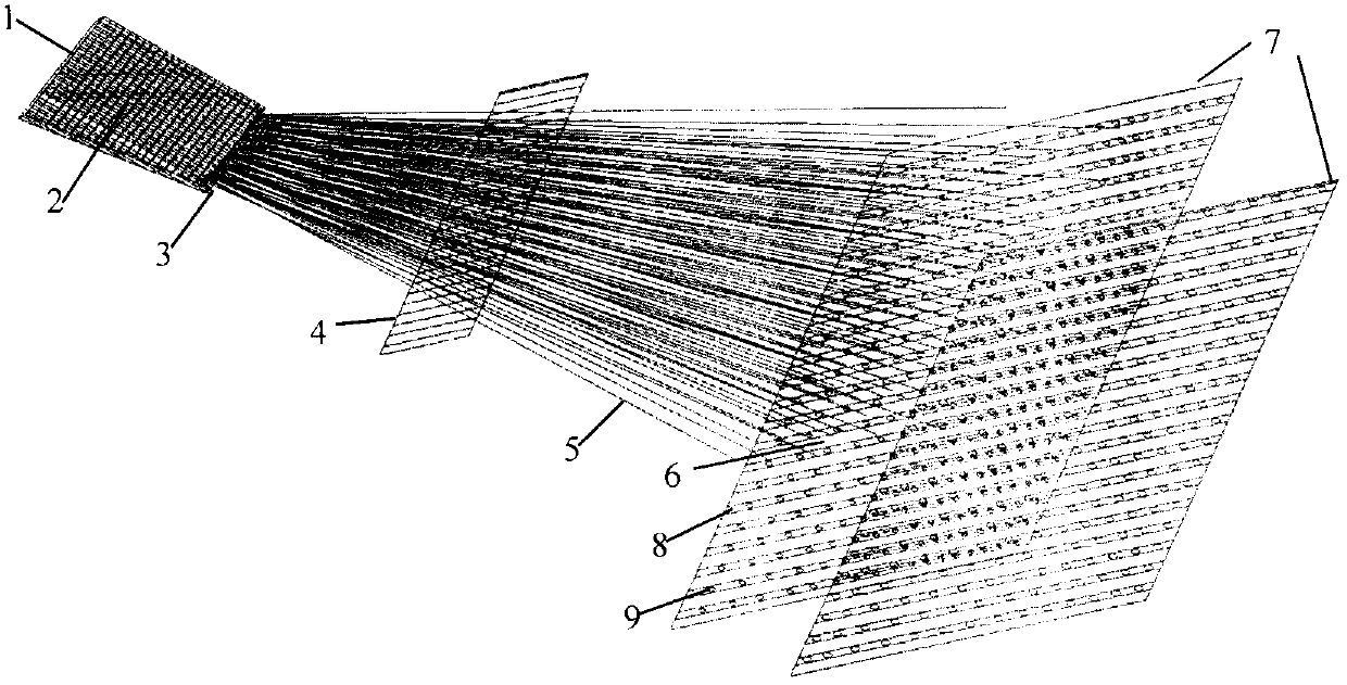 Method for weaving 2.5D angle-interlock preformed part with section gradually decreasing