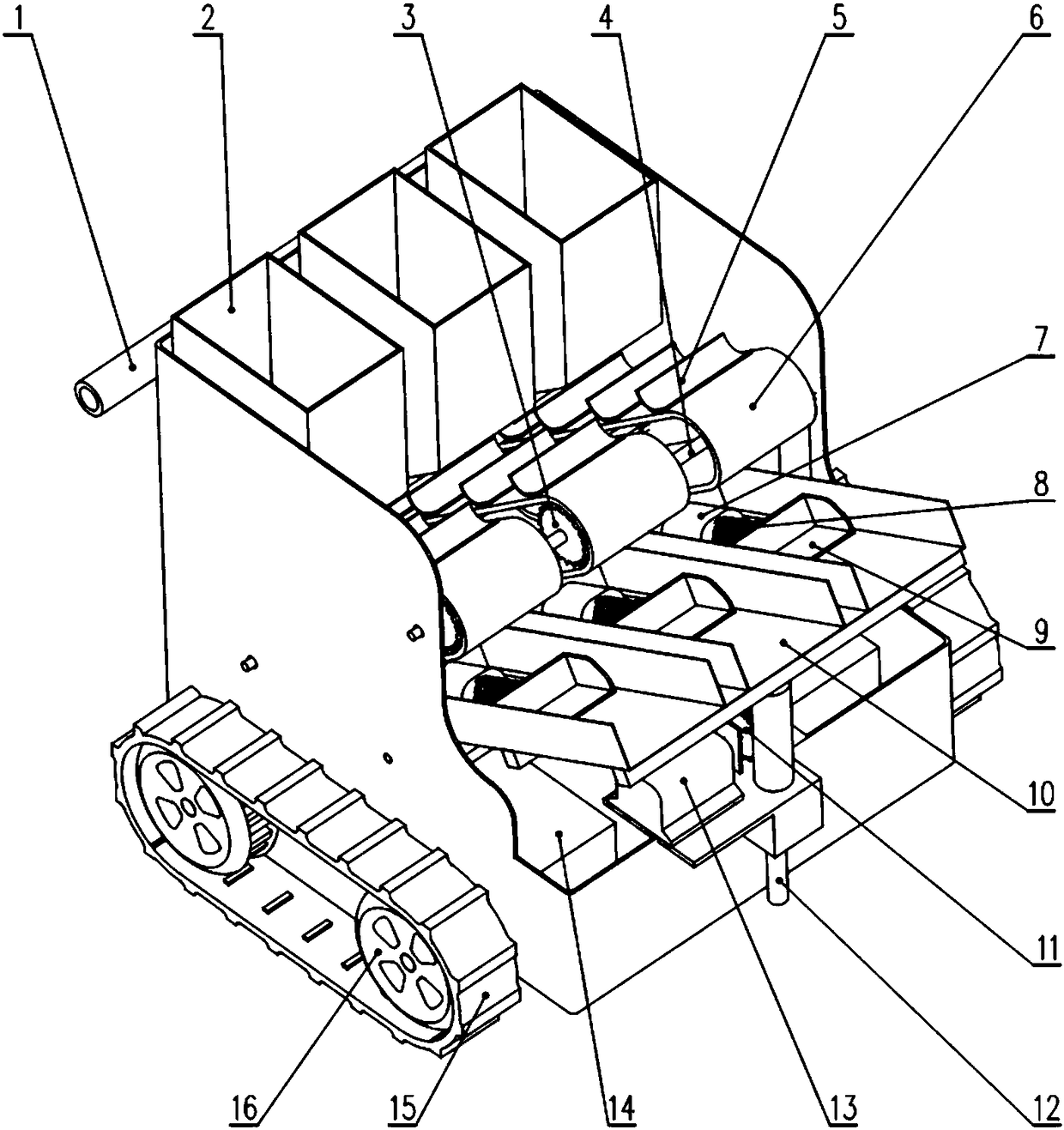 Intelligent ejection-type rice seedling throwing machine capable of realizing orderly rice seedling throwing and control method of machine