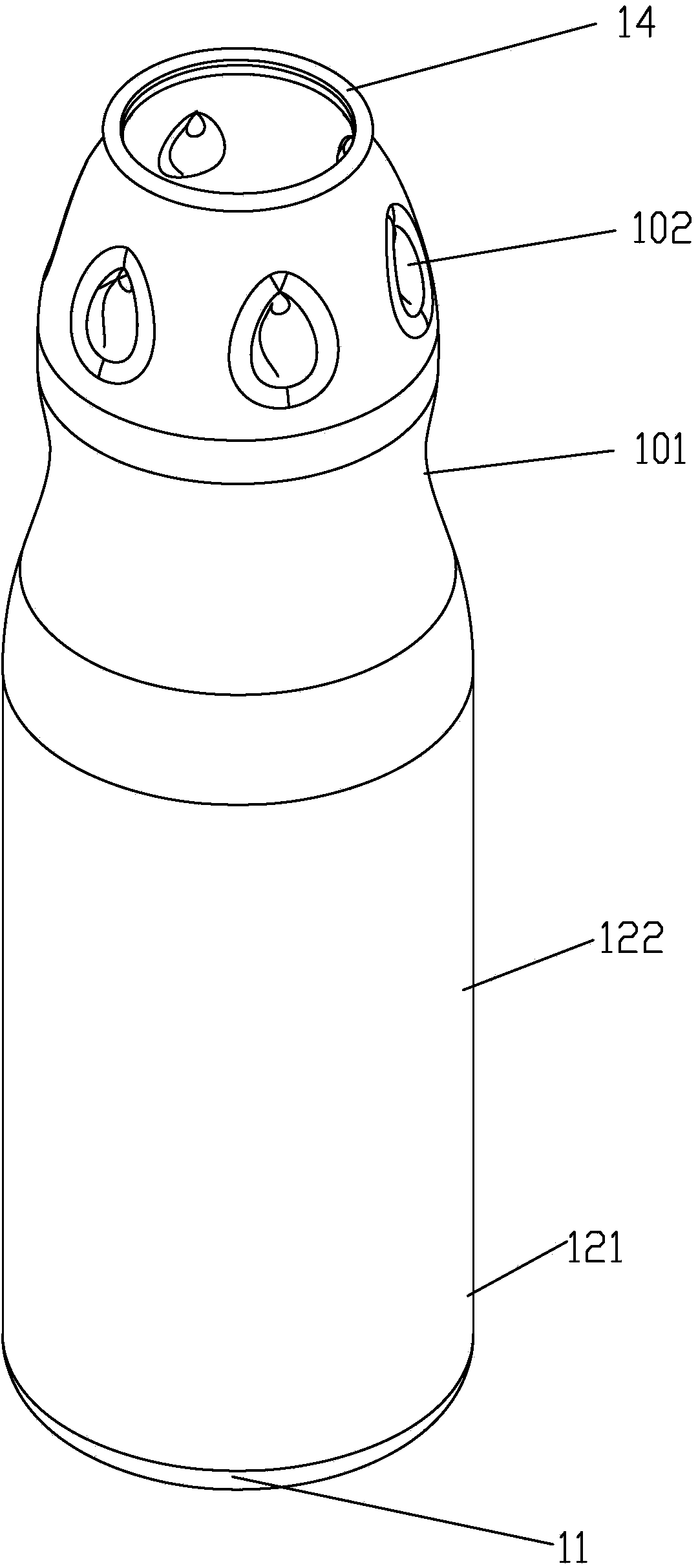 Aluminum variable wall special-shaped packaging tin and manufacturing method thereof