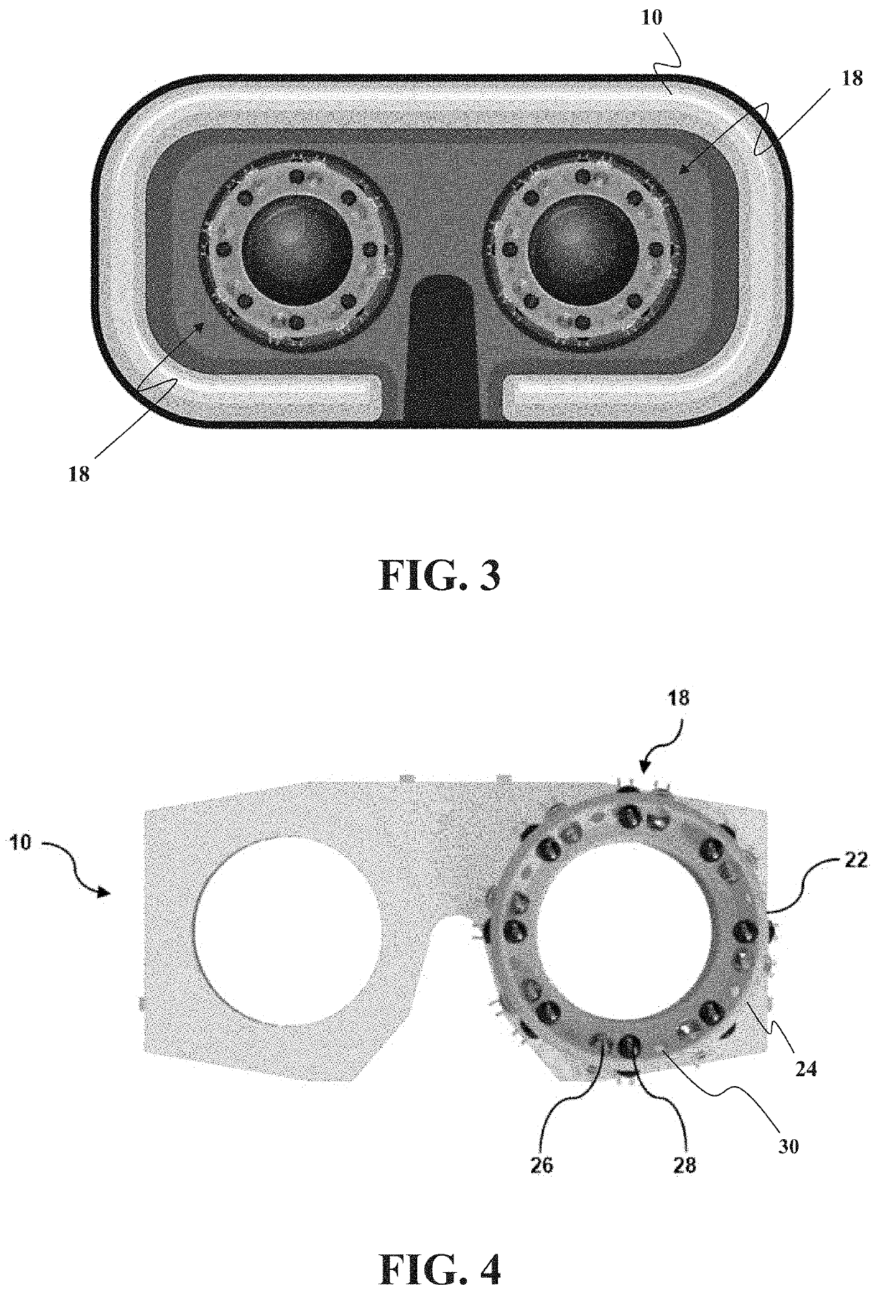 Eye tracking system for use in head-mounted display units
