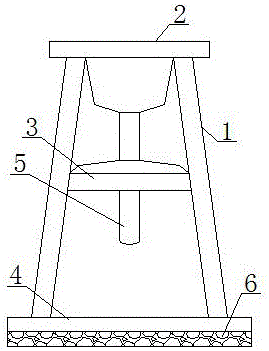 Vibration-resistant type cycloidal pin gear speed reducer rack