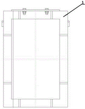 Anti-magnetic shielding apparatus for repairing welding of electrolytic tank horizontal bus in strong magnetic field environment