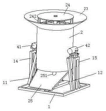 Vertical multi-stage straw grinder