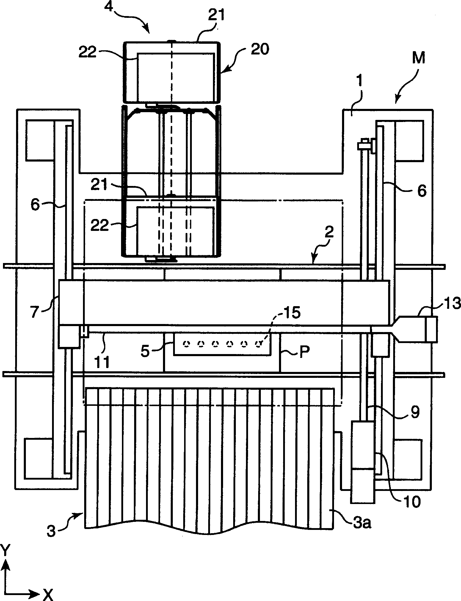 Elements supply device and mounting machine equipped with the same elements supply device