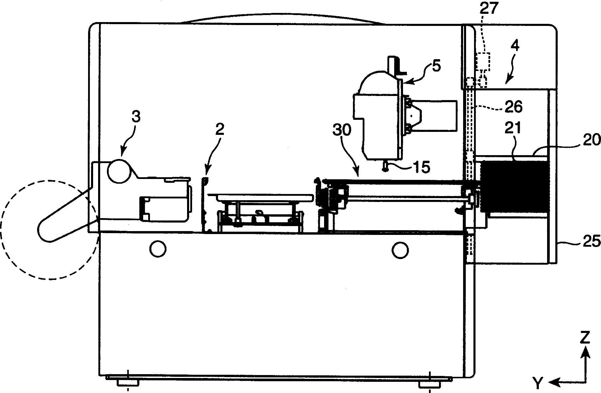 Elements supply device and mounting machine equipped with the same elements supply device