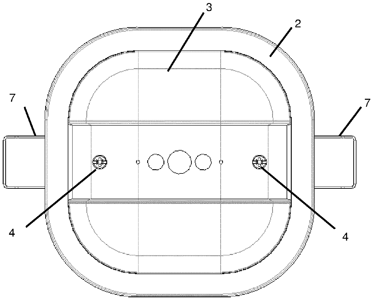 Installation device for mounting in ceiling