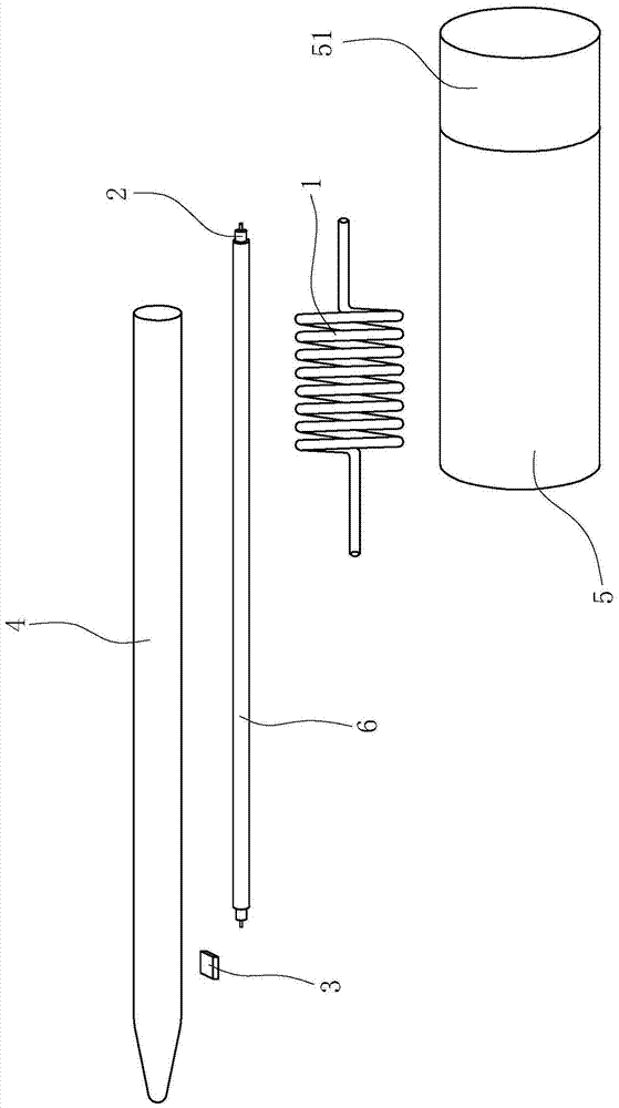Wireless temperature detection device for oven
