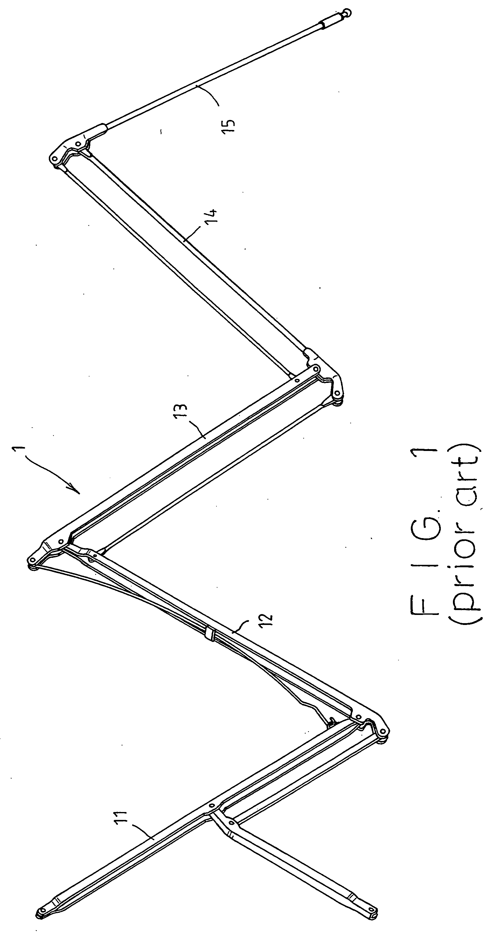 Foldable umbrella frame having five ribs (III)
