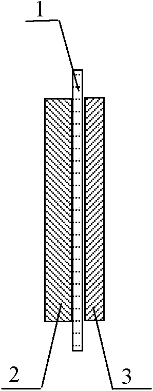 Diaphragm and method for preparing composite electrode couple by utilizing diaphragm