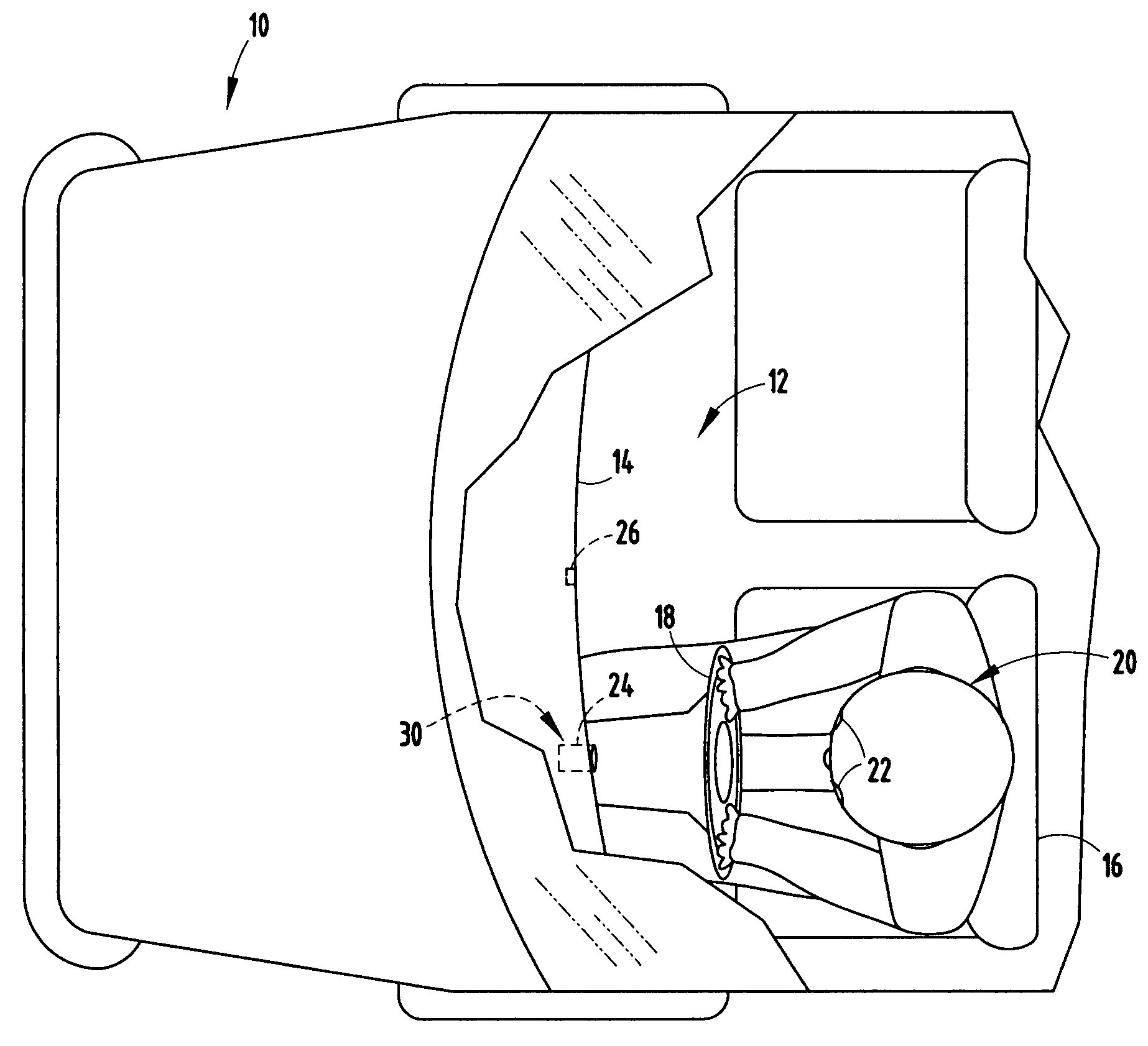 System and method of detecting eye closure based on line angles