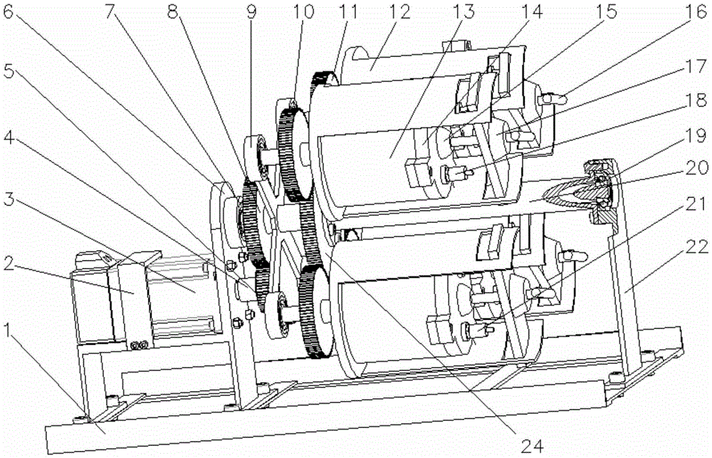 A shale residual gas content testing system