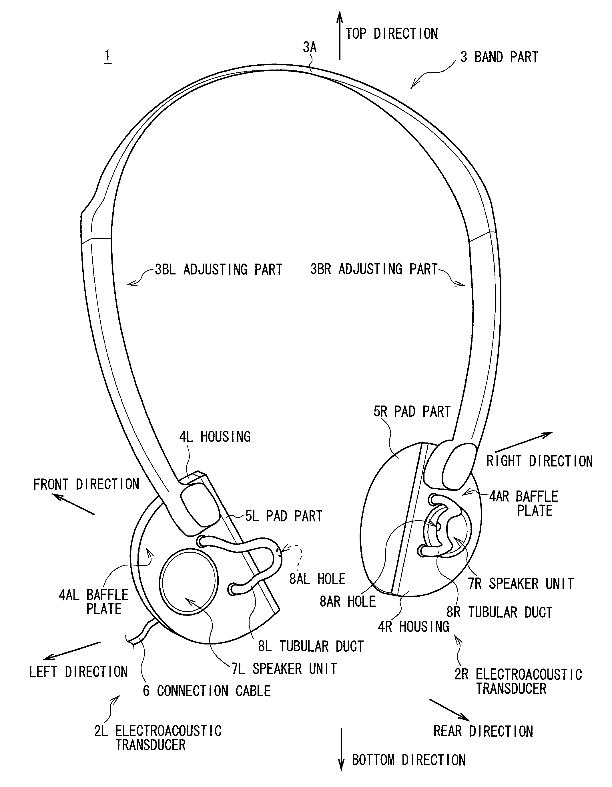 Electroacoustic transducer and ear speaker device