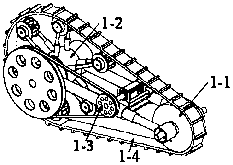 All-terrain wounded person transportation platform mechanical mechanism and working method