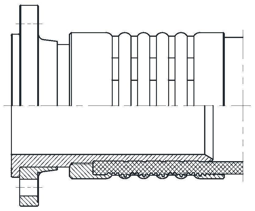 A two-way crimp joint with fatigue resistance, impact resistance and pull-out resistance