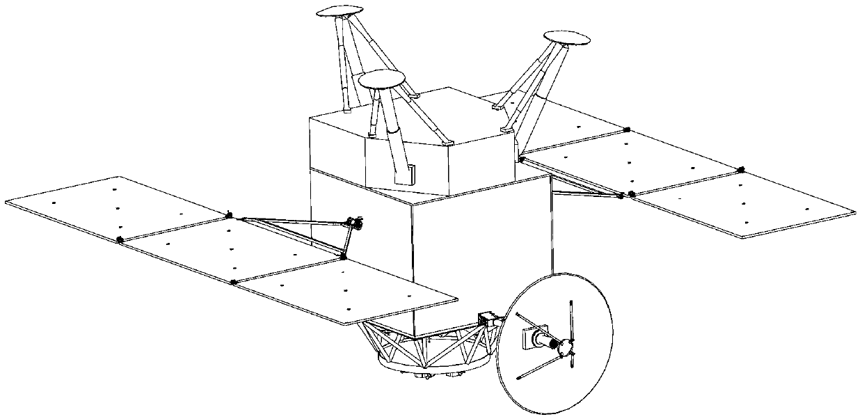 Deep space weak gravity celestial body attachment device and its construction method