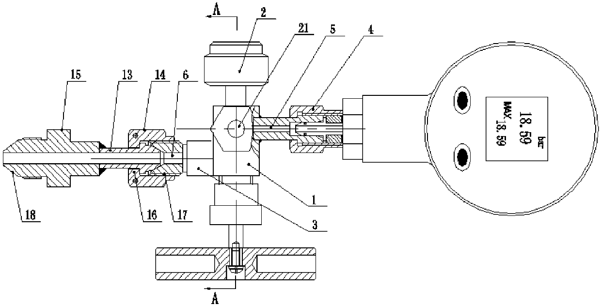 Aircraft pressure detection equipment and application method thereof