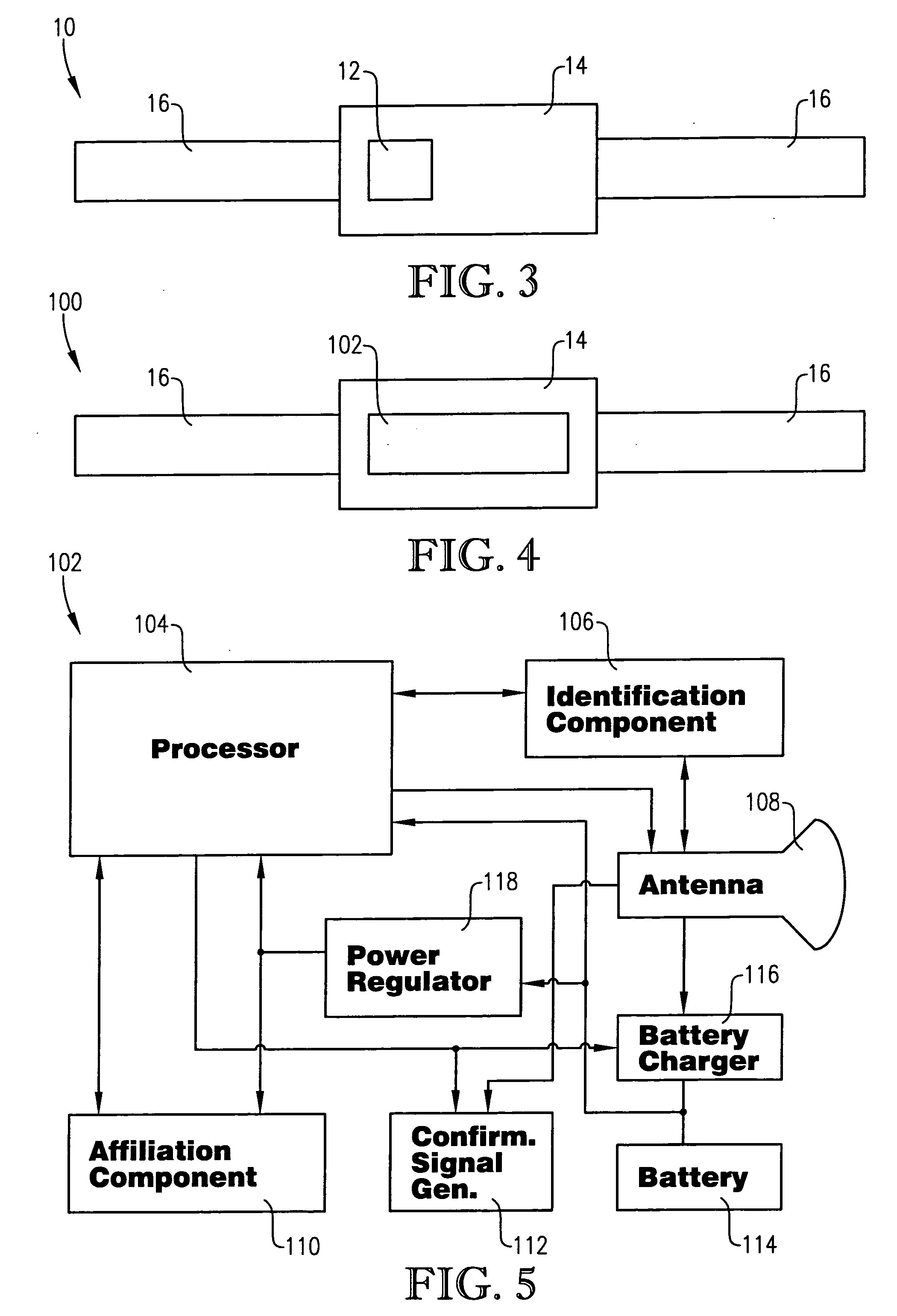 RFID tag and method of user verification