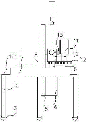 Handling and carrying device for large workpieces