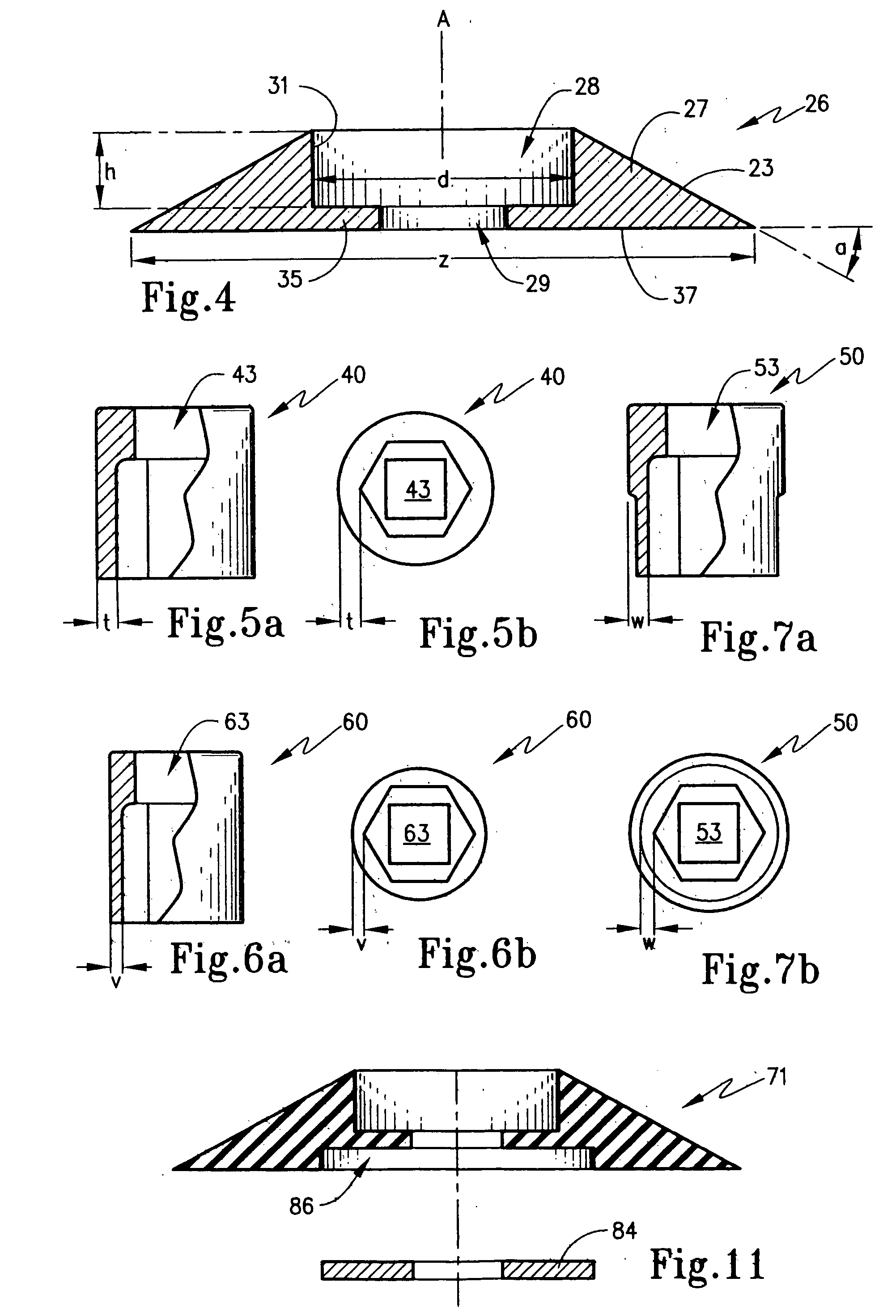 Security fastener, system for connection and method therefor