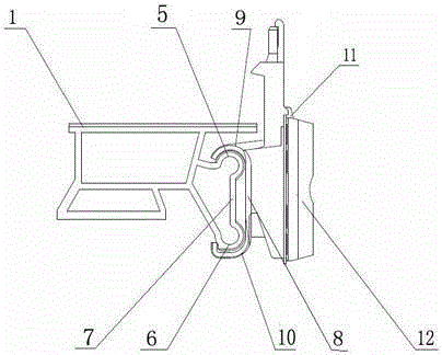 Collective doffing gear block steel belt guide mechanism of ring spinning frame