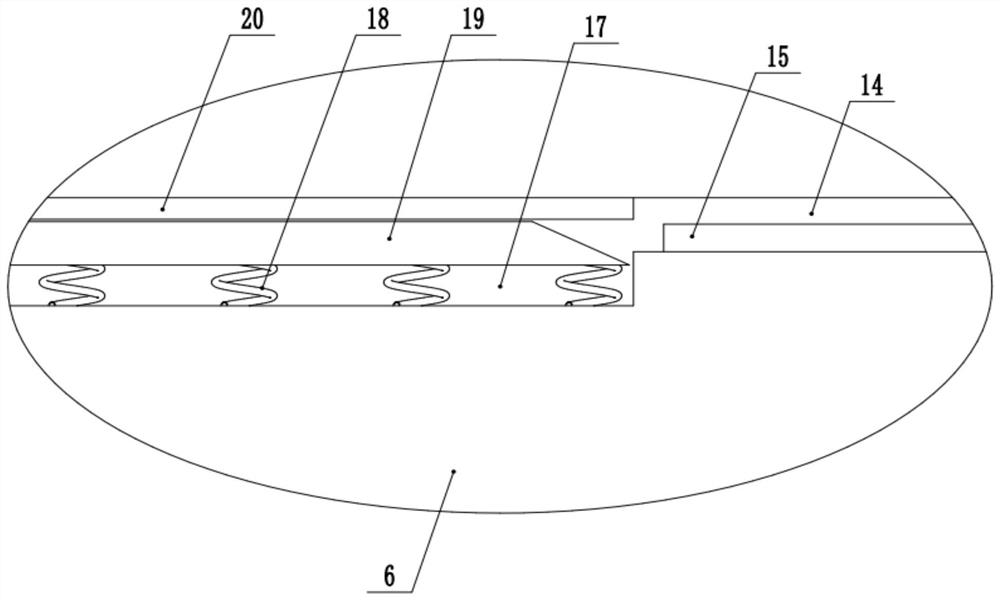 Separated cable bridge for building installation