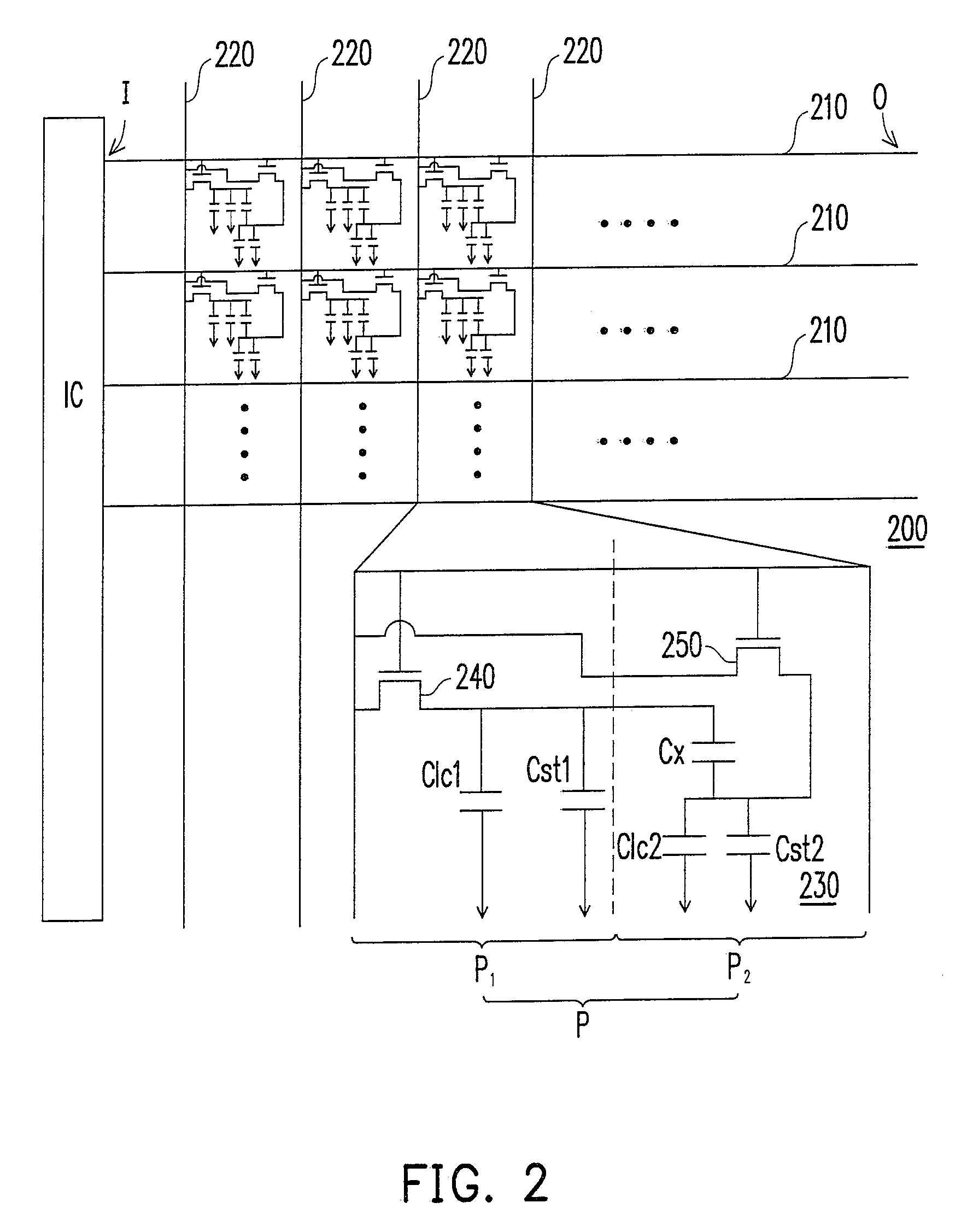 Thin film transistor array substrate and pixel structure with TFT having varying included angle of channel layer