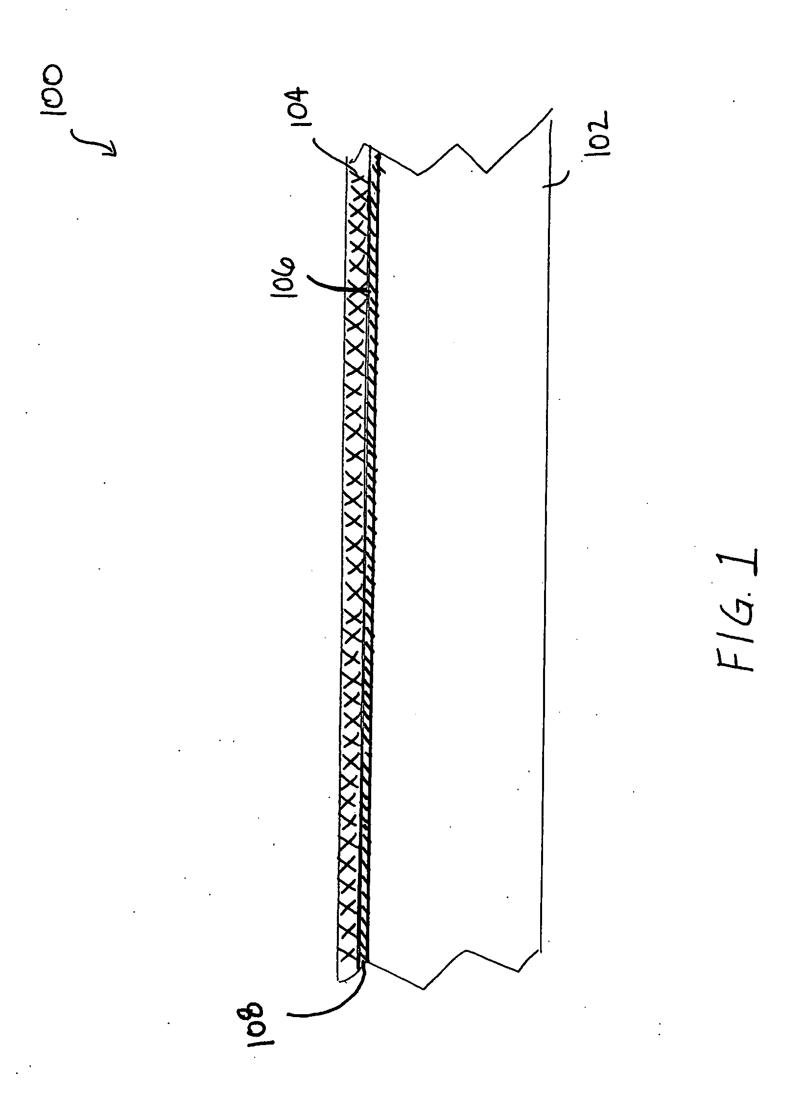 Composite cement article incorporating a powder coating and methods of making same