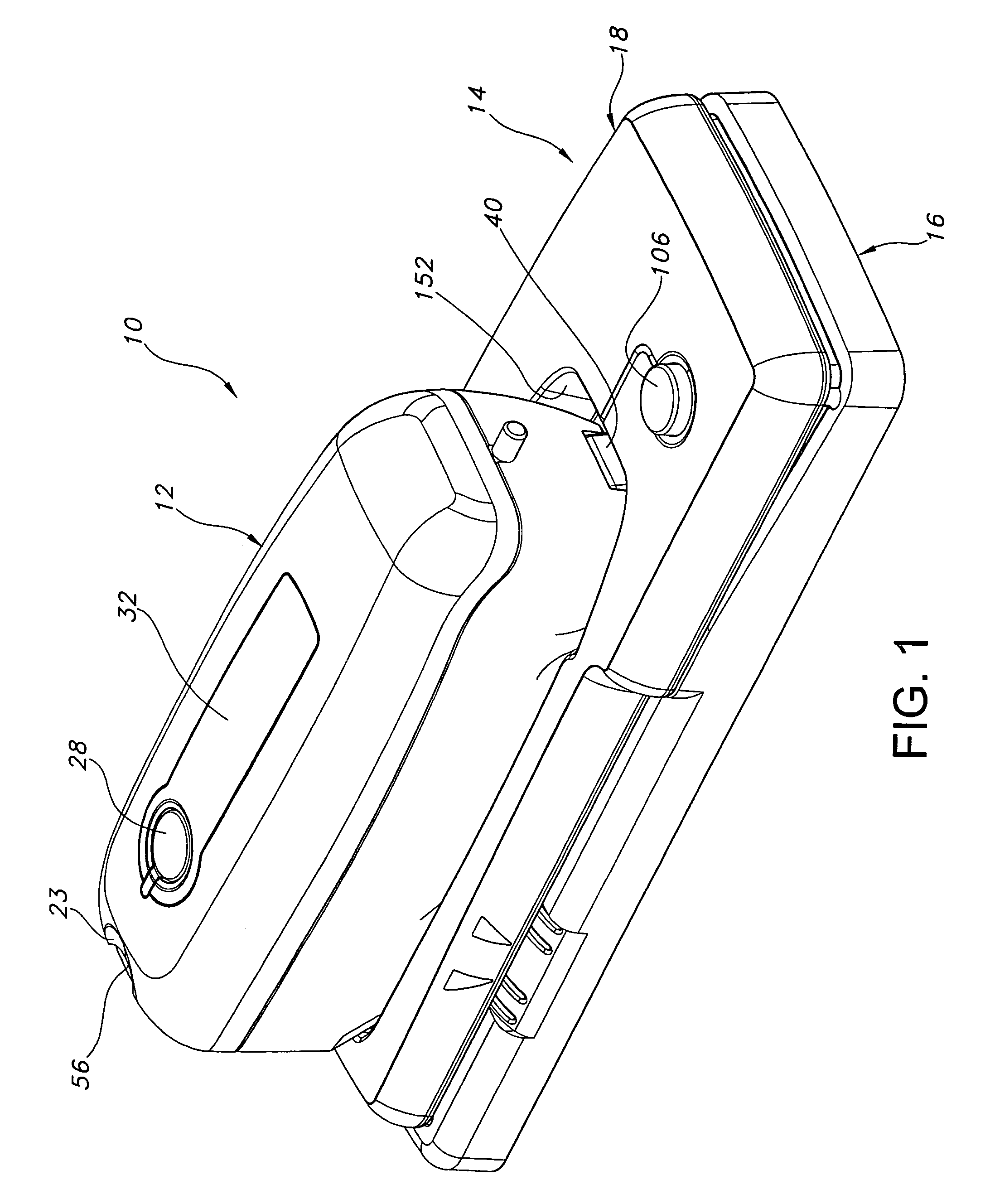 Color measurement instrument capable of both strip reading and spot reading