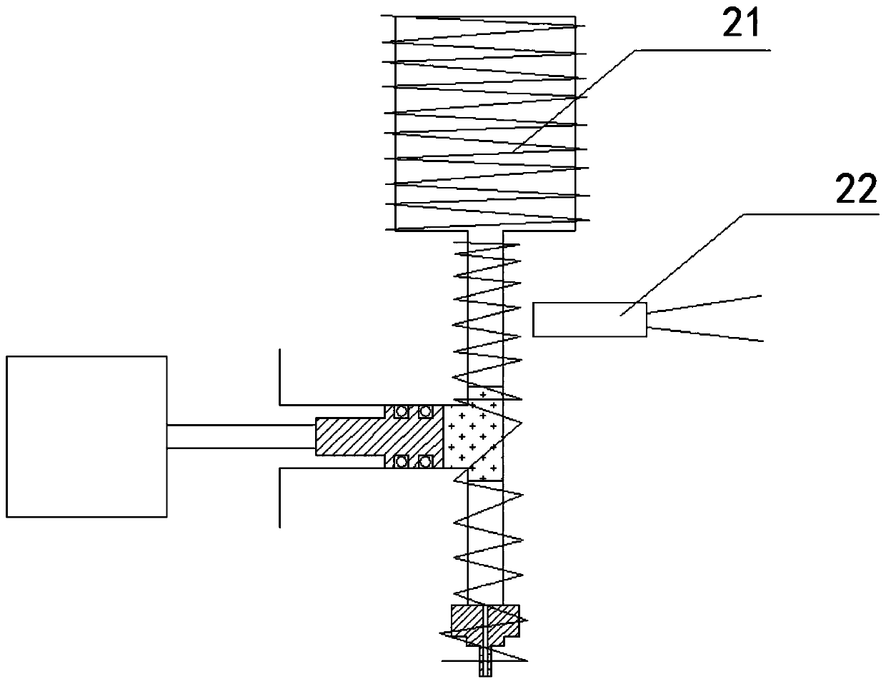 High-precision nail polish color matching instrument adapted to high viscosity