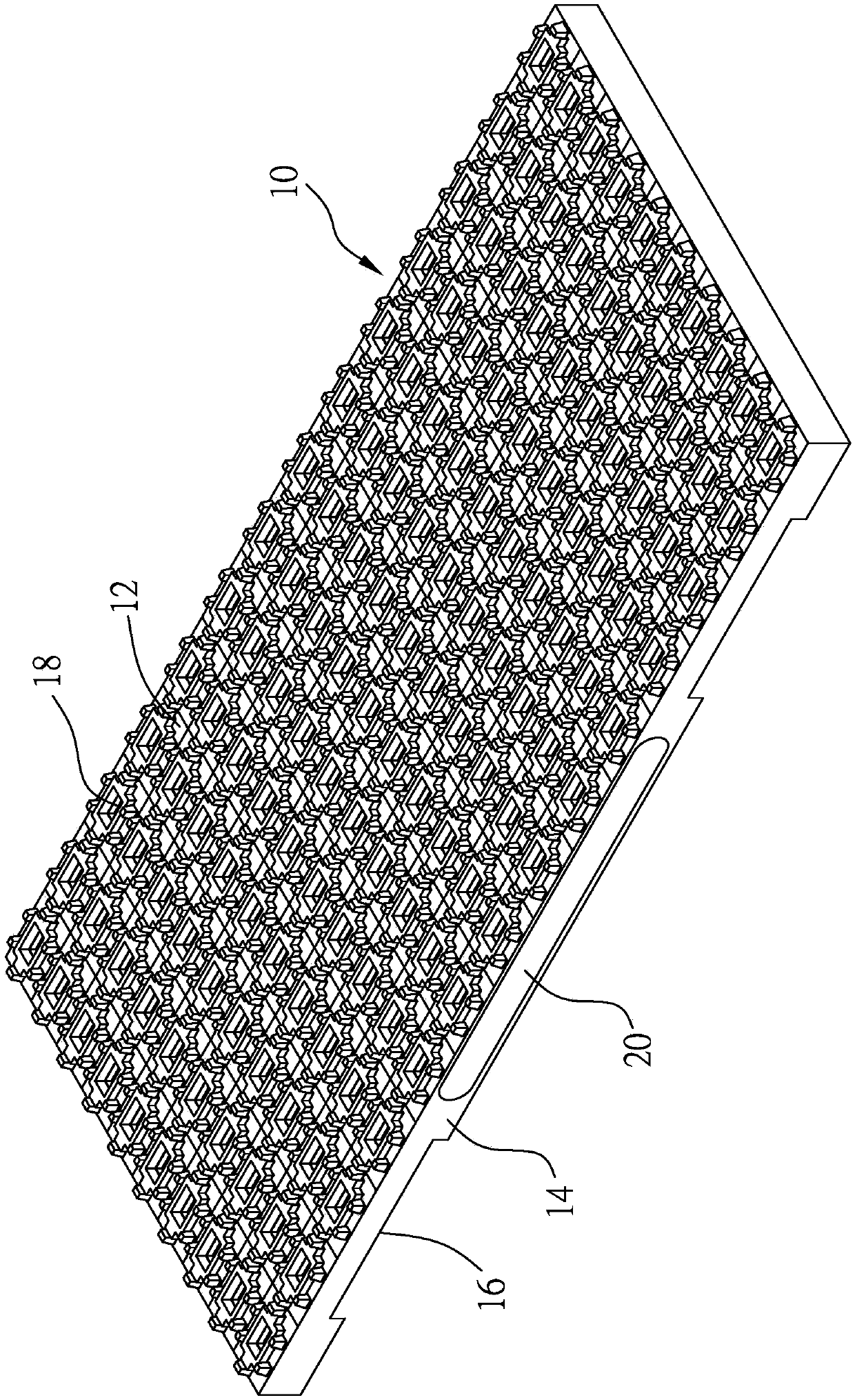 Wafer tray marking method and structure thereof