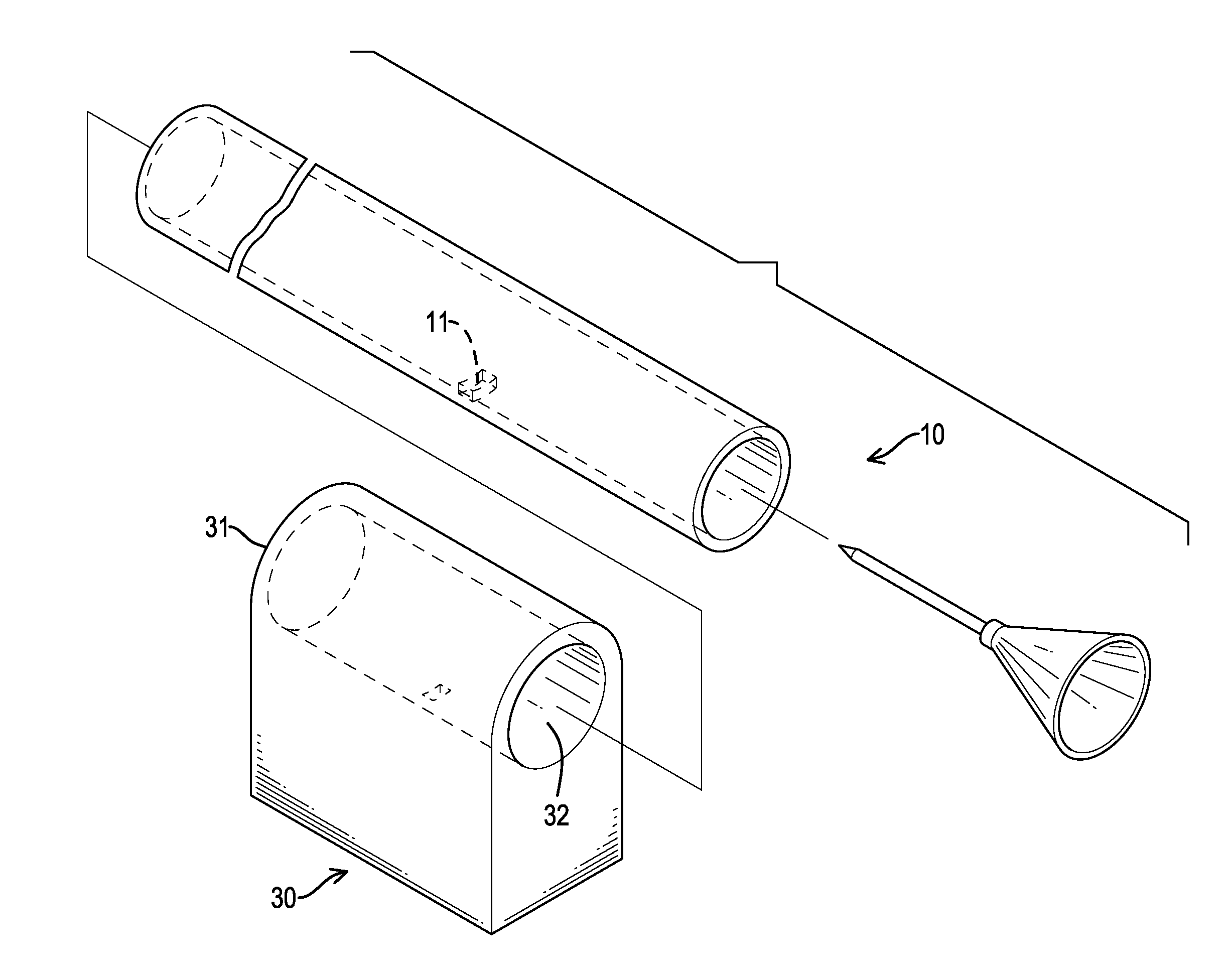 Pressure detection device for a blowgun