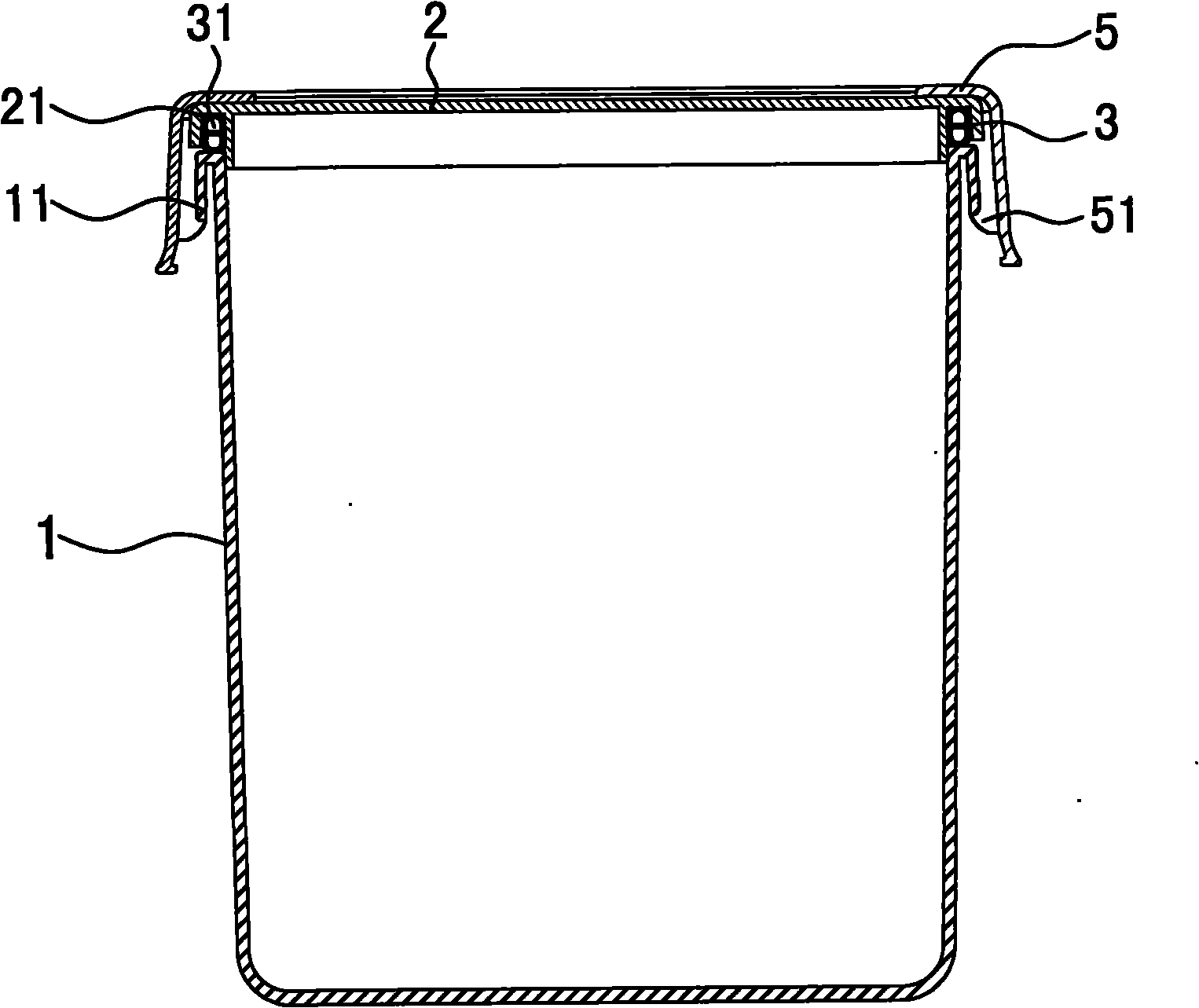 Double-cover buckled-type plastic preservation box