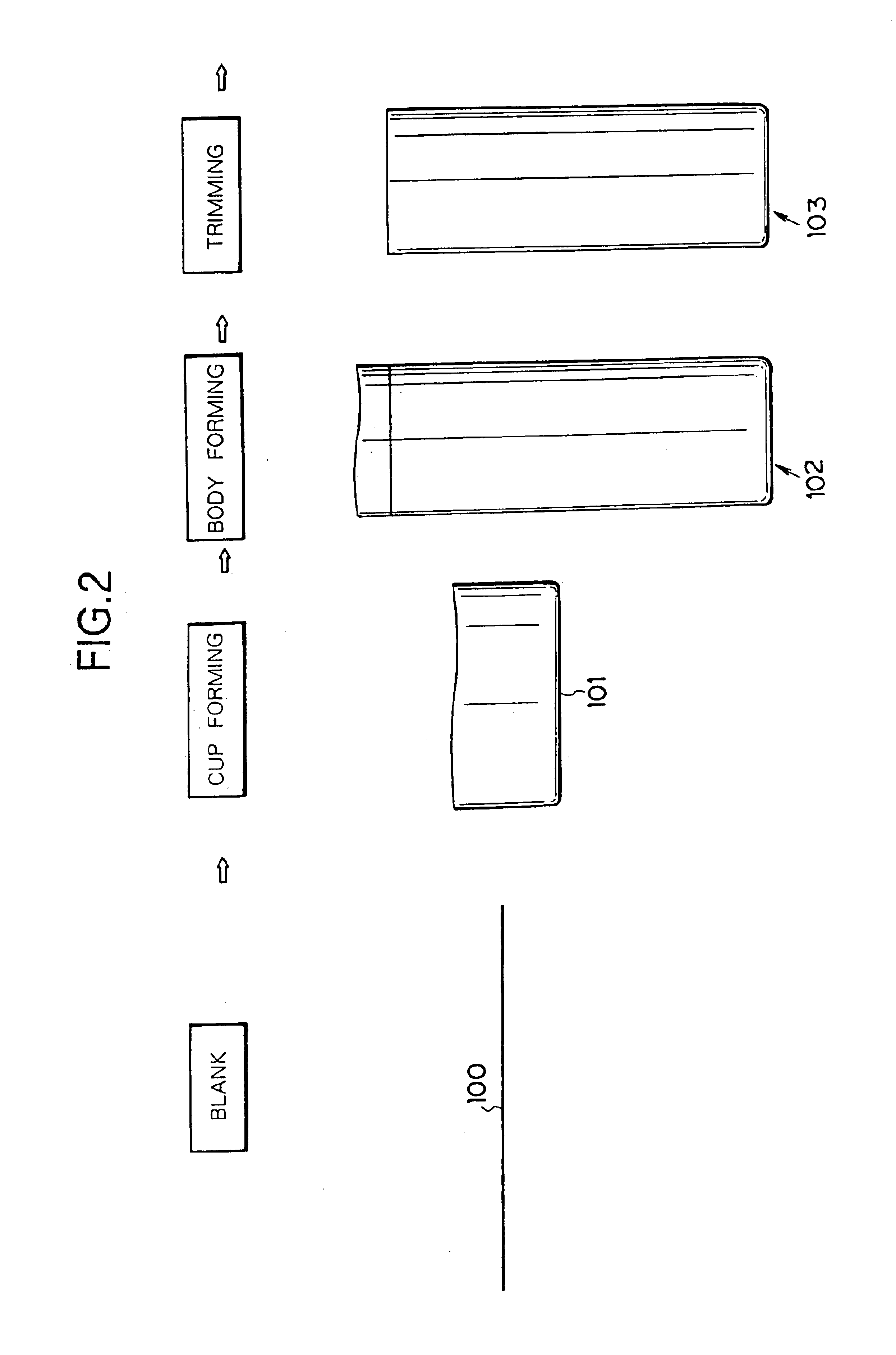 Bottle-shaped can manufacturing method