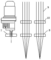 Production method for vertical stranded tension insulating pipe