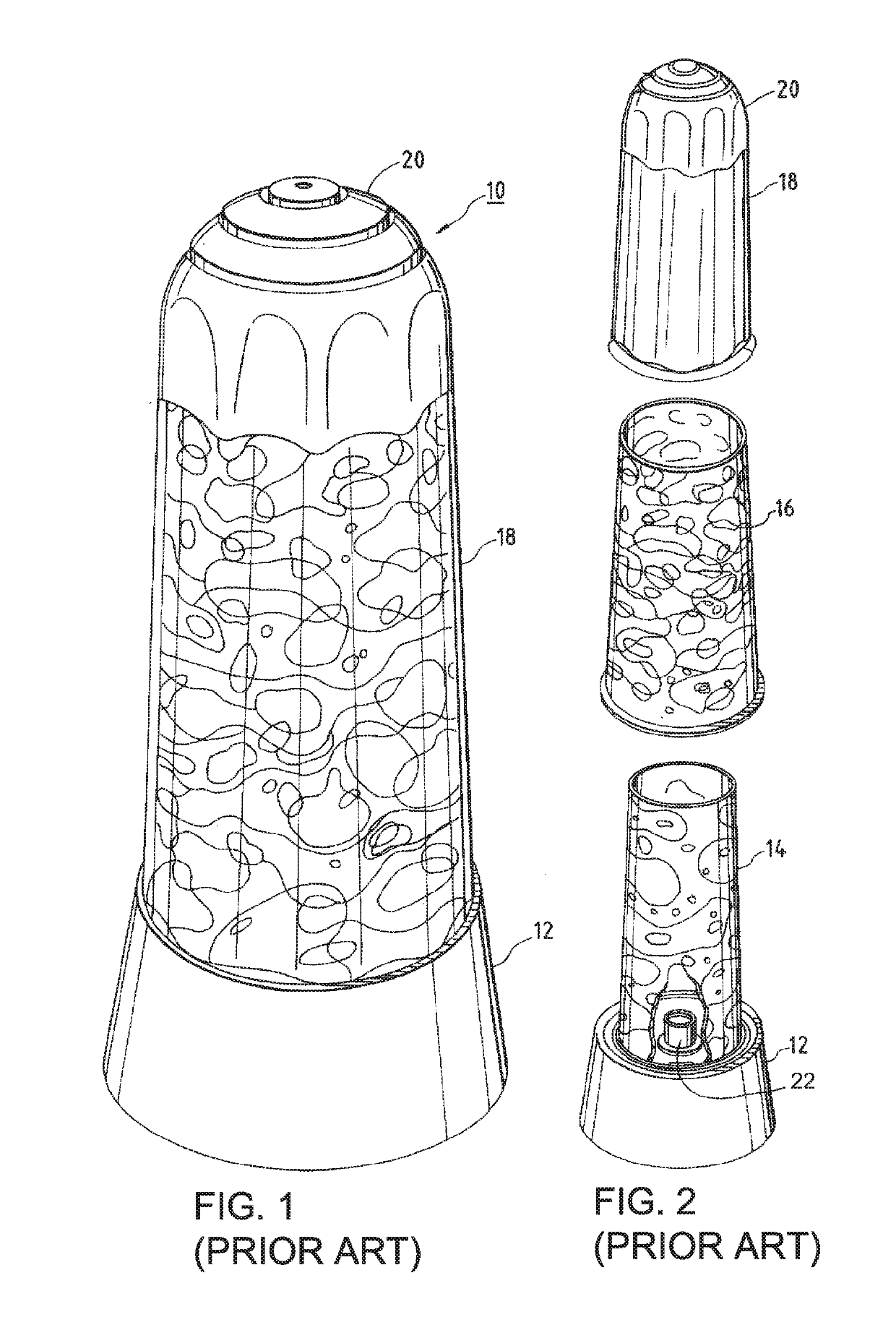 Rotating decorative lamp with overlapping images