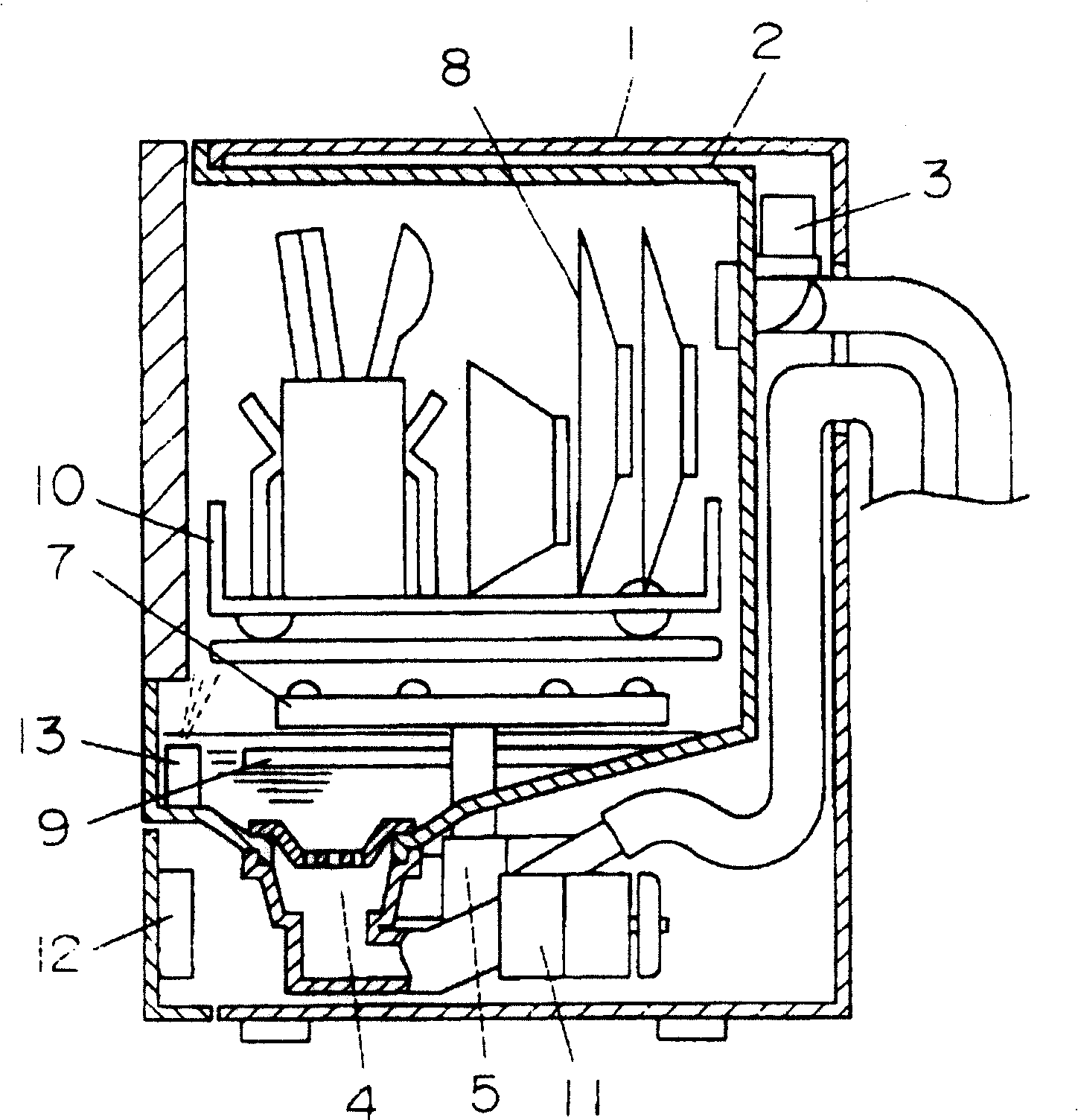 Pulverization generating device, dishware cleaning machine and washing machine mounting with the apparatus