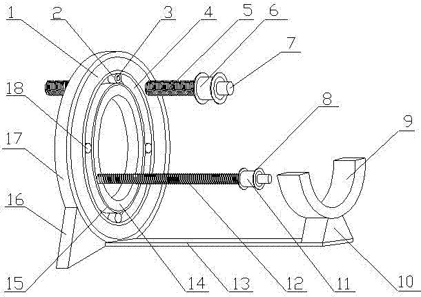Protection belt winding device for petroleum transport pipeline