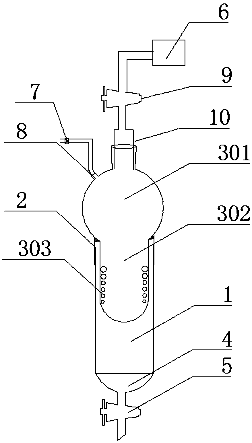 Combined automatic liquid inlet chromatographic device