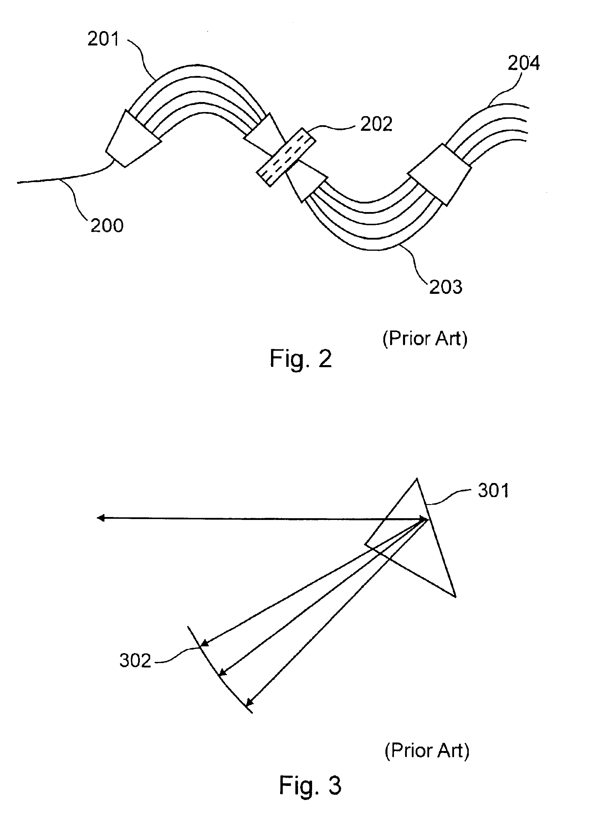 Passband flattened demultiplexer employing segmented reflectors and other devices derived therefrom